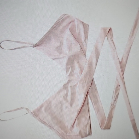 NWT High-Waisted Tummy Control 2 piece Bikini Set Pink 2XL - Picture 7 of 8